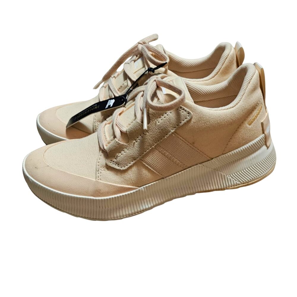 NWOB Sorel Out n About III Low Top Sneaker Pale Pink Size 7.5